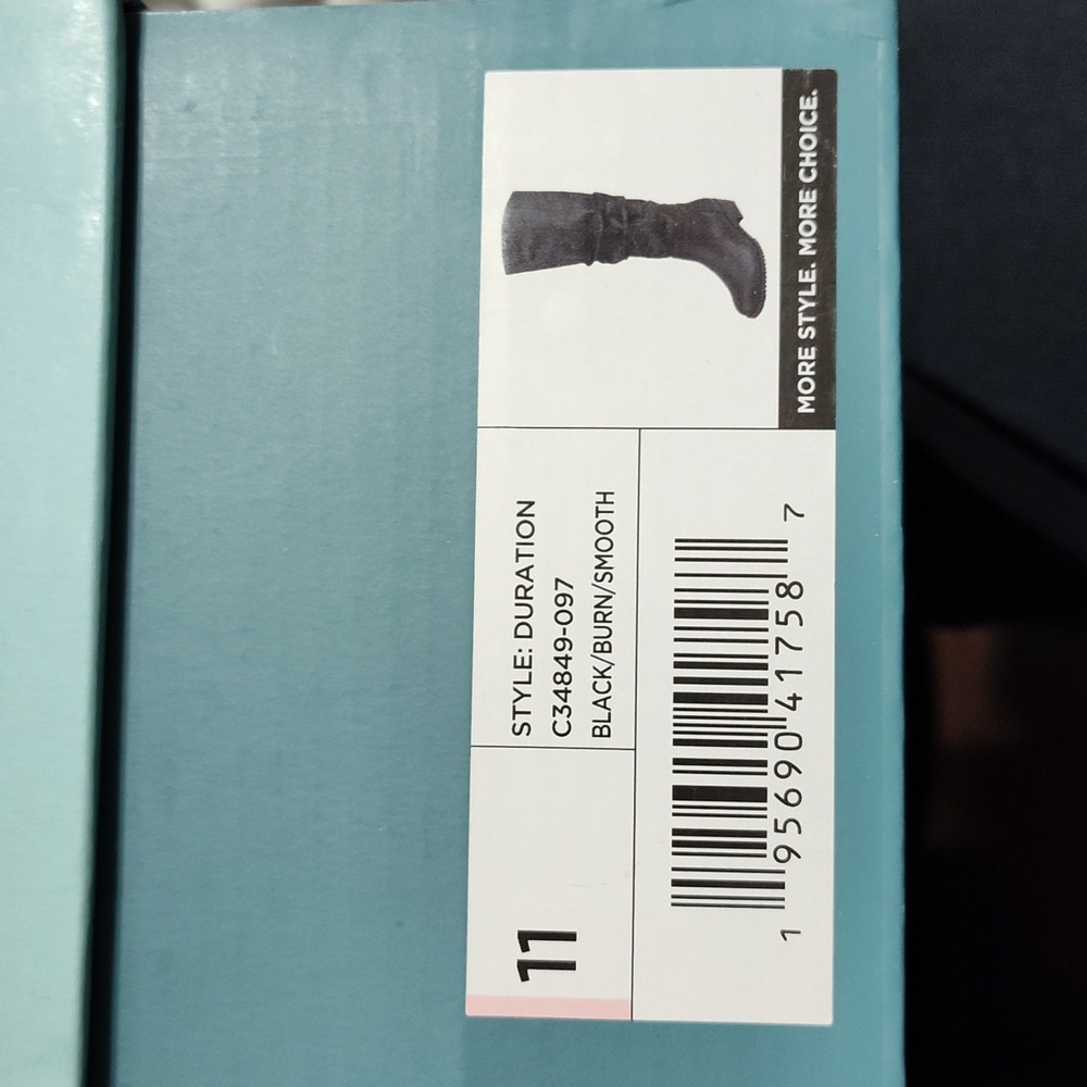 White Mountain Cliffs Black Knee High Slouch Boots (NWOT) - Picture 3 of 8